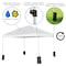 Flash Furniture White Pop Up Canopy Tent and Folding Bench Set JJ-GZ10PKG103-WH-GG - alternate 5